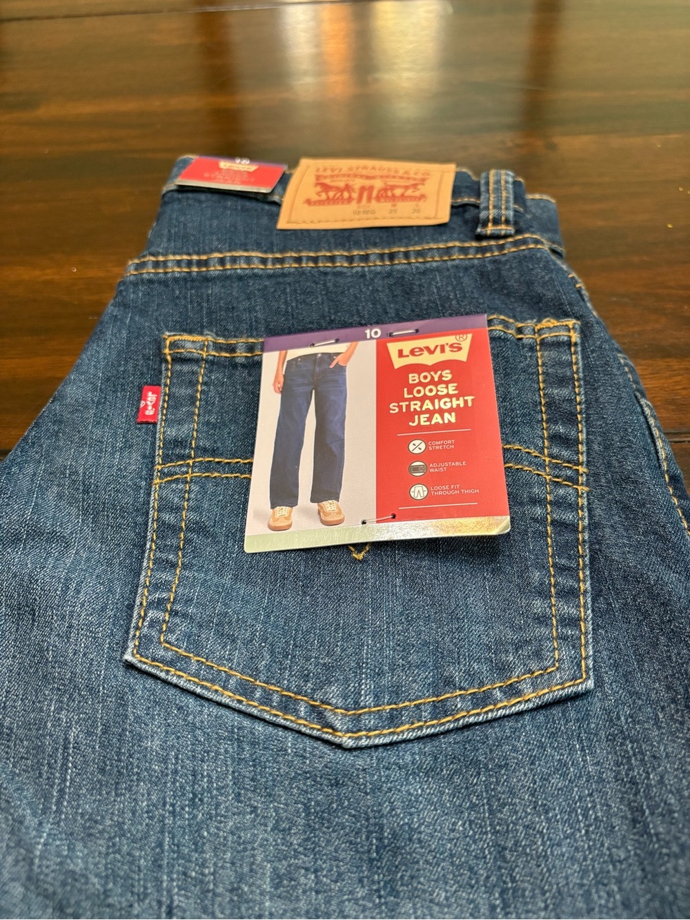 Levi's Boys Loose Straight Jeans 25x26